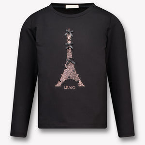 Liu Jo Enfant Filles T-shirt Noir