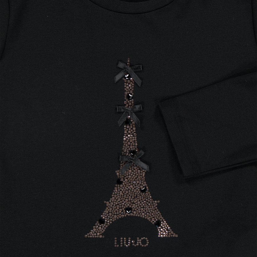 Liu Jo Enfant Filles T-shirt Noir