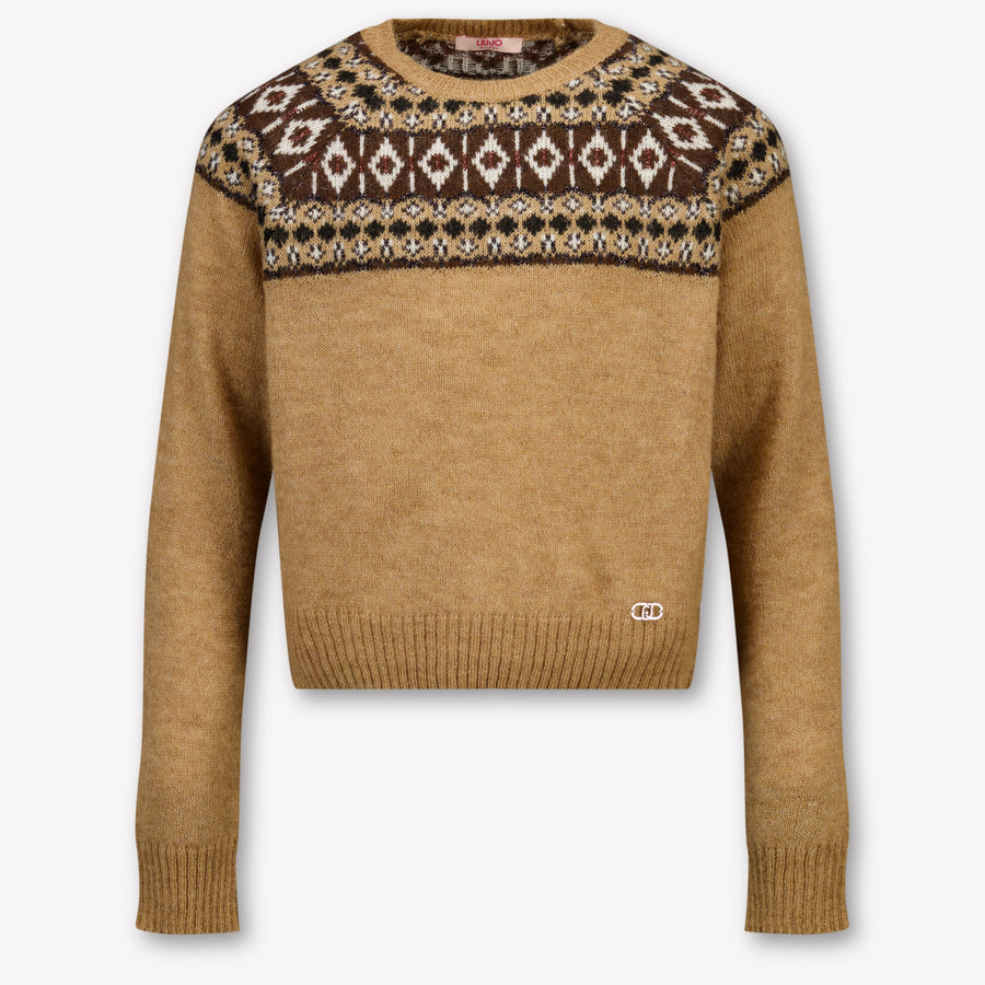 Liu Jo Enfant Filles Pull Beige