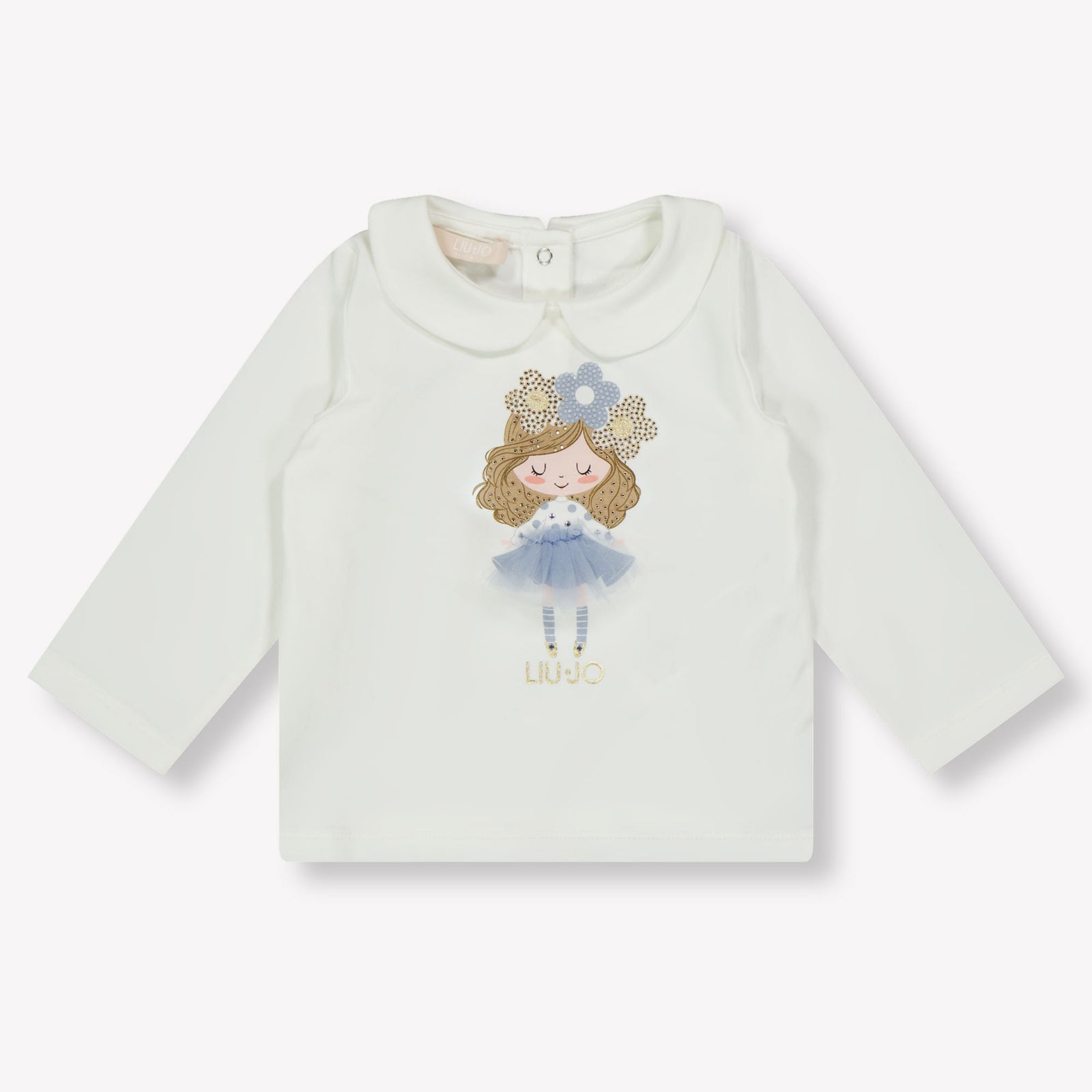 Liu Jo Baby Girls T-Shirt  Offwhite