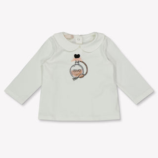 Liu Jo Baby Girls T-Shirt  Offwhite