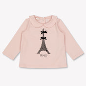 Liu Jo Bébé Filles T-shirt Rose Léger