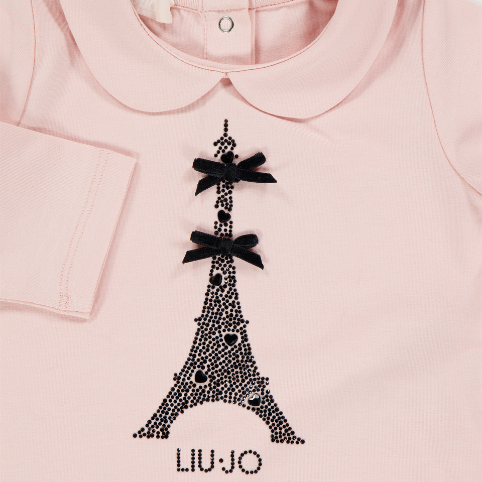 Liu Jo Bébé Filles T-shirt Rose Léger