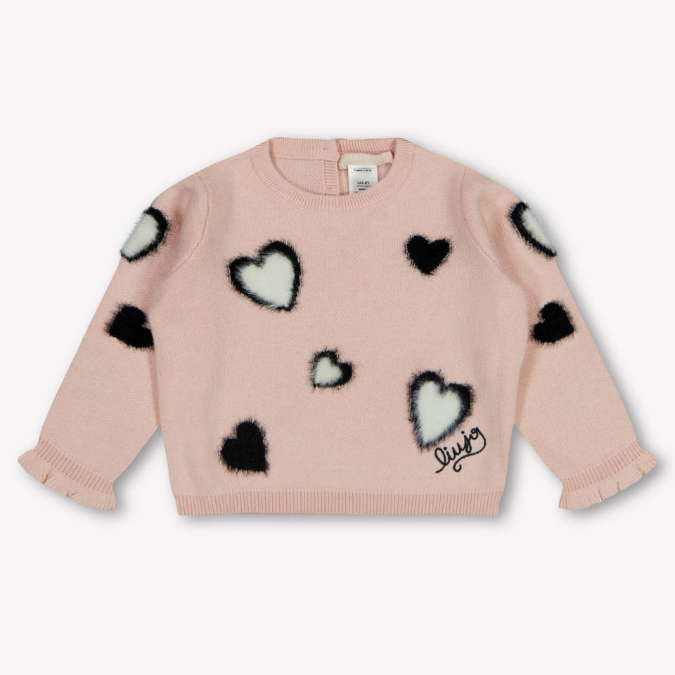 Liu Jo Bebé Chicas Suéter en Rosa claro
