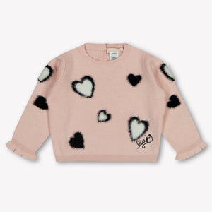 Liu Jo Bébé Filles Pull Rose Léger
