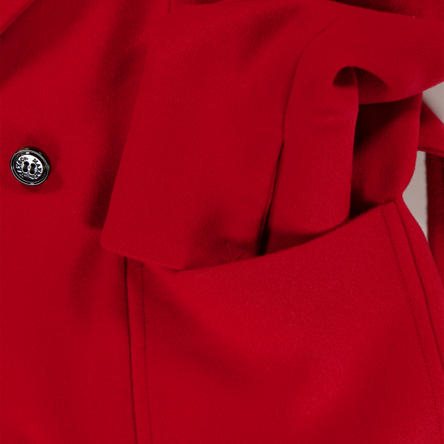 MAX&Co Enfant Filles Veste d'hiver Rouge