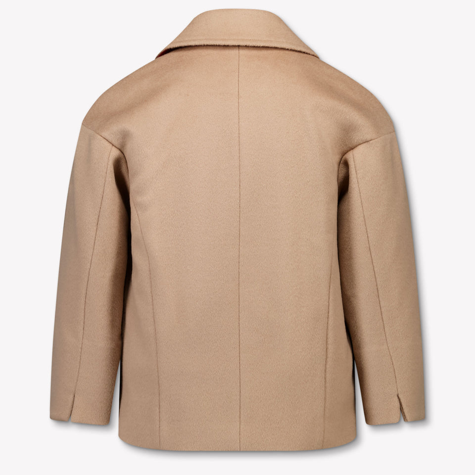 MAX&Co Enfant Filles Veste d'hiver Beige