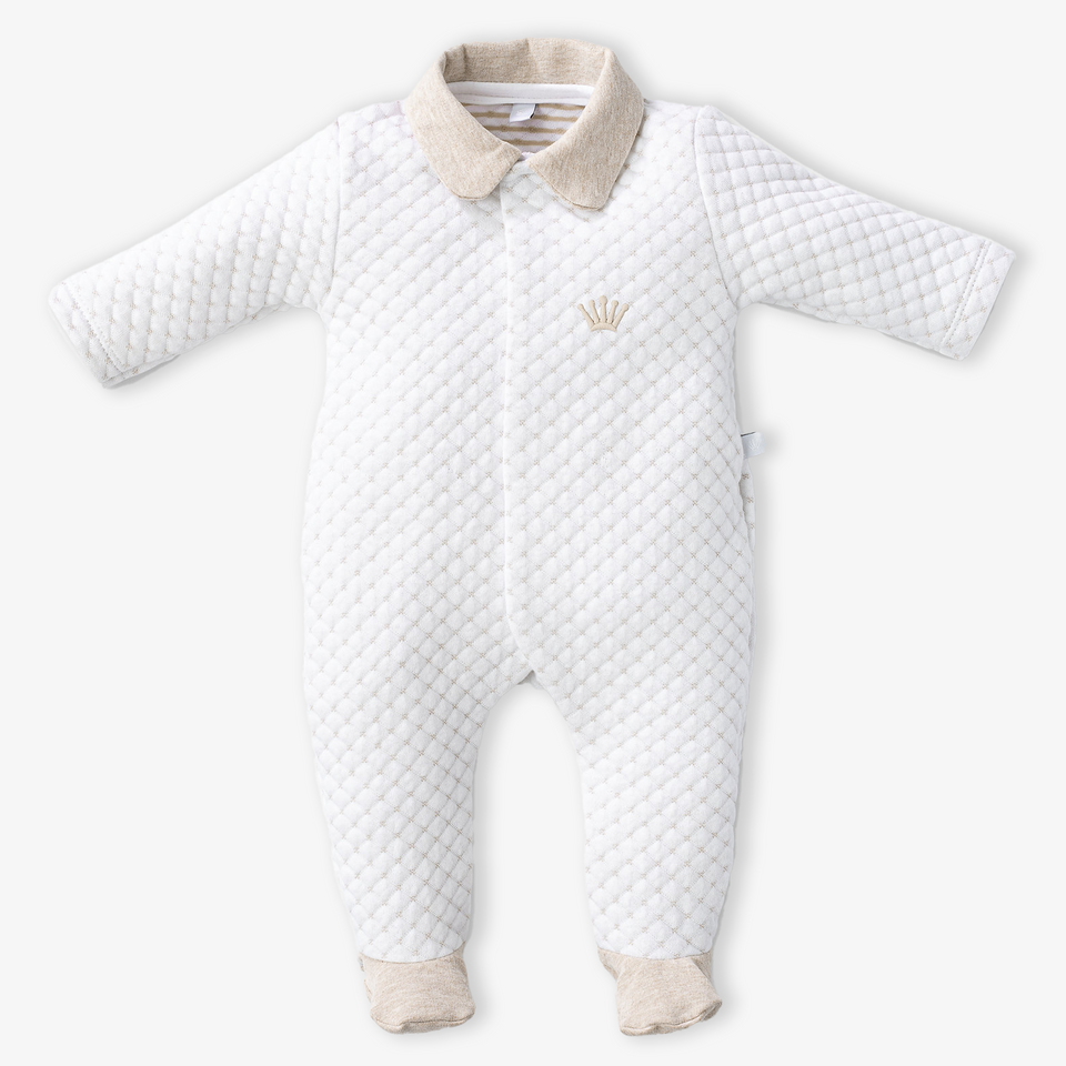 First Bambino Unisex Tuta in scatola Bianco