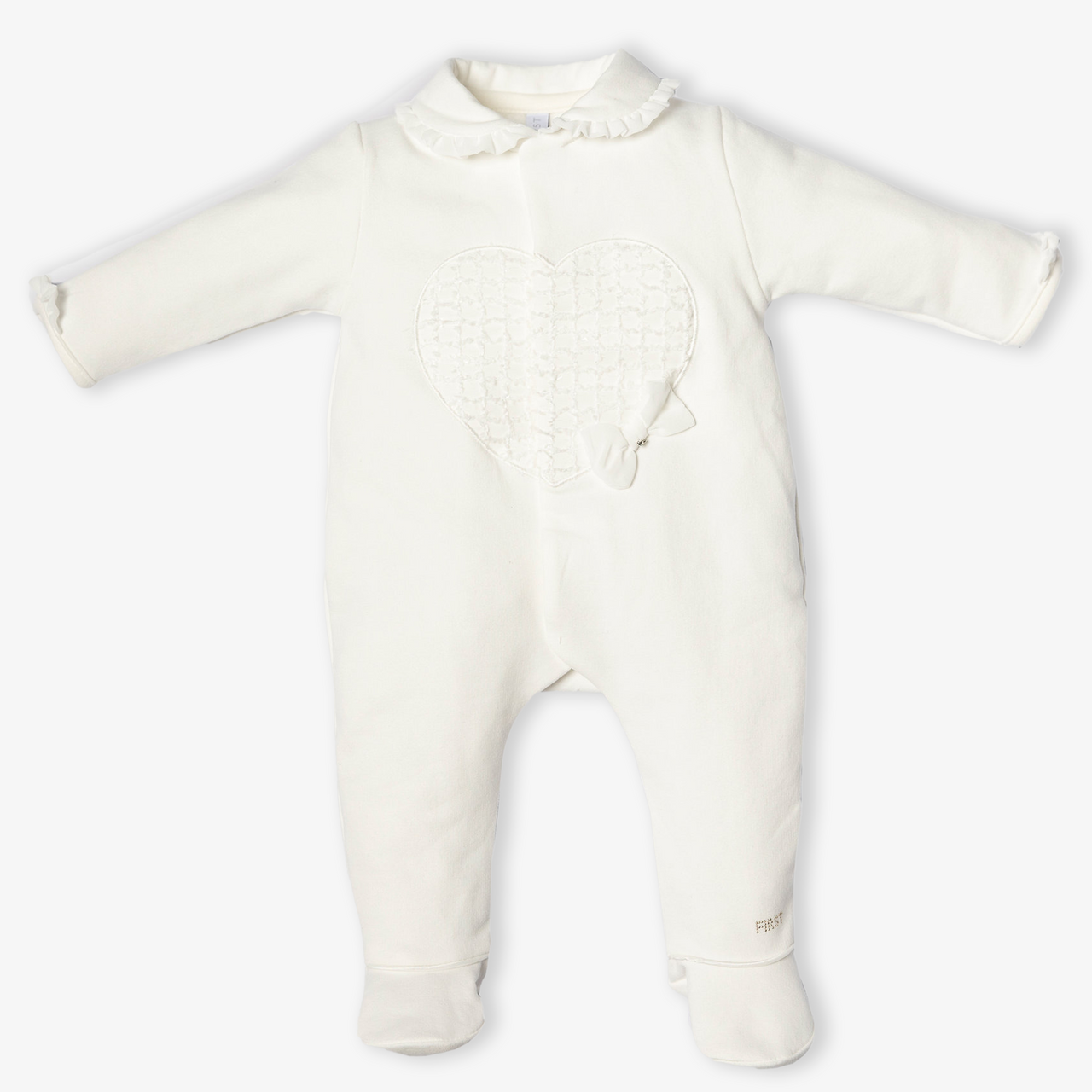 First Bambino Ragazze Tuta in scatola Off White