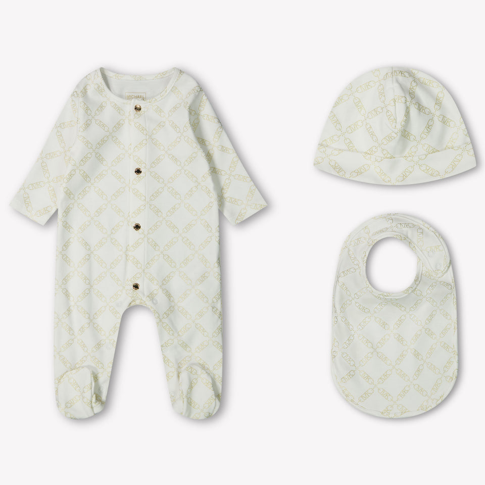 Michael Kors Baby Girls Playsuit  Offwhite