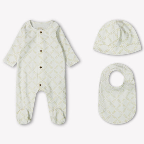 Michael Kors Bebé Chicas Traje de caja Blanco Roto