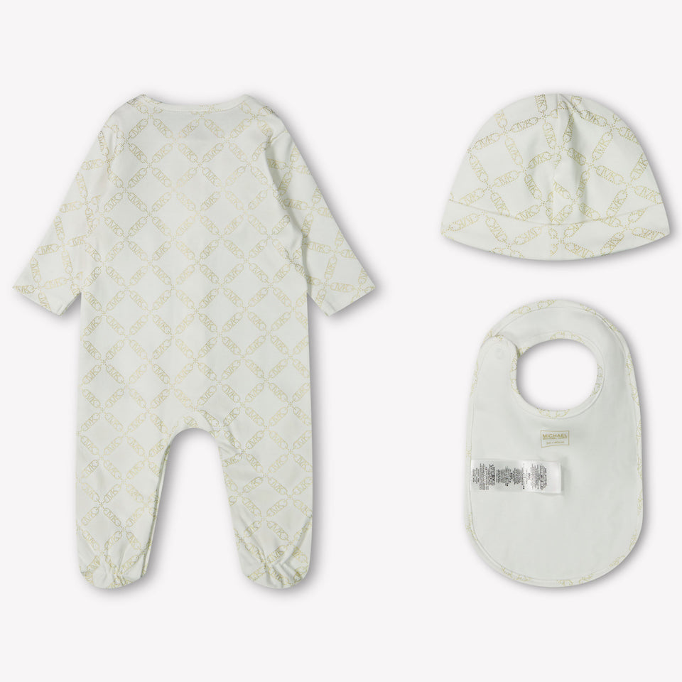 Michael Kors Baby Girls Playsuit  Offwhite