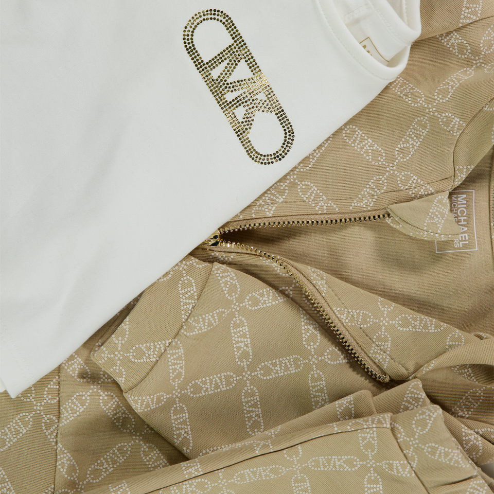 Michael Kors Baby Girls Set  Beige