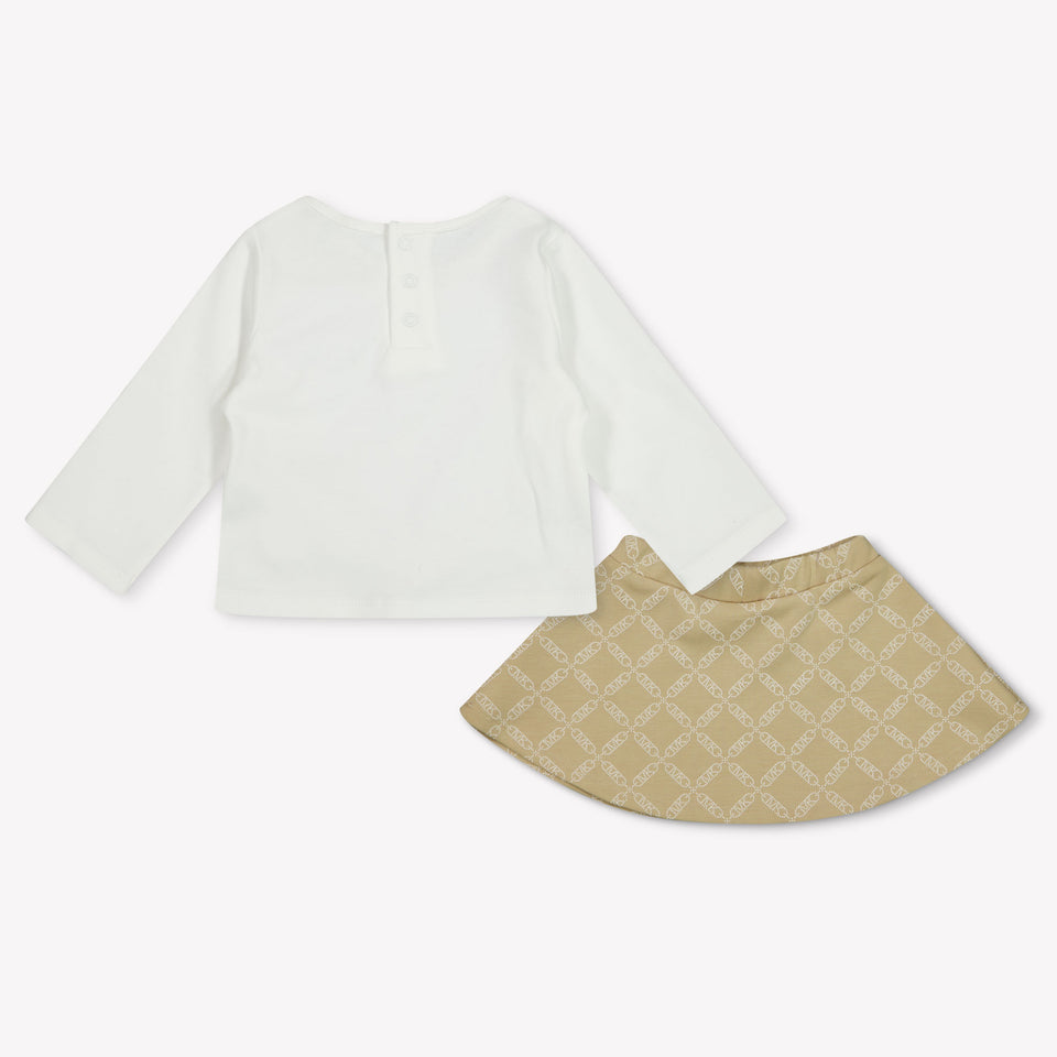 Michael Kors Baby Girls Set  Beige