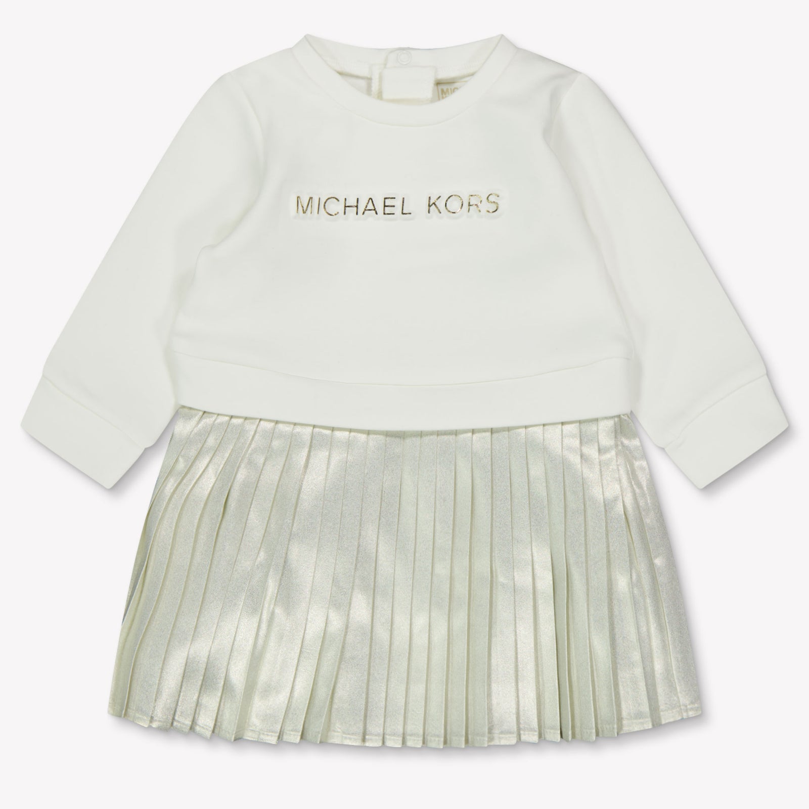 Michael Kors Bebé Chicas Vestido Blanco Roto