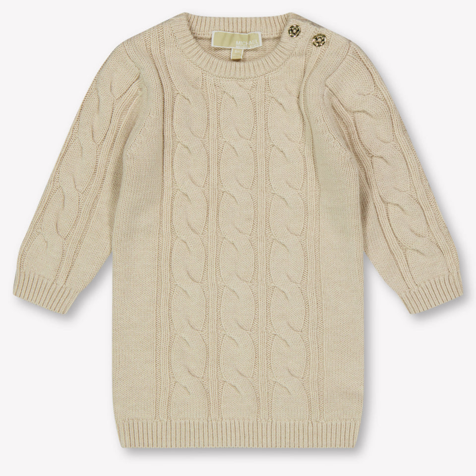 Michael Kors Bebé Chicas Vestido Beige claro