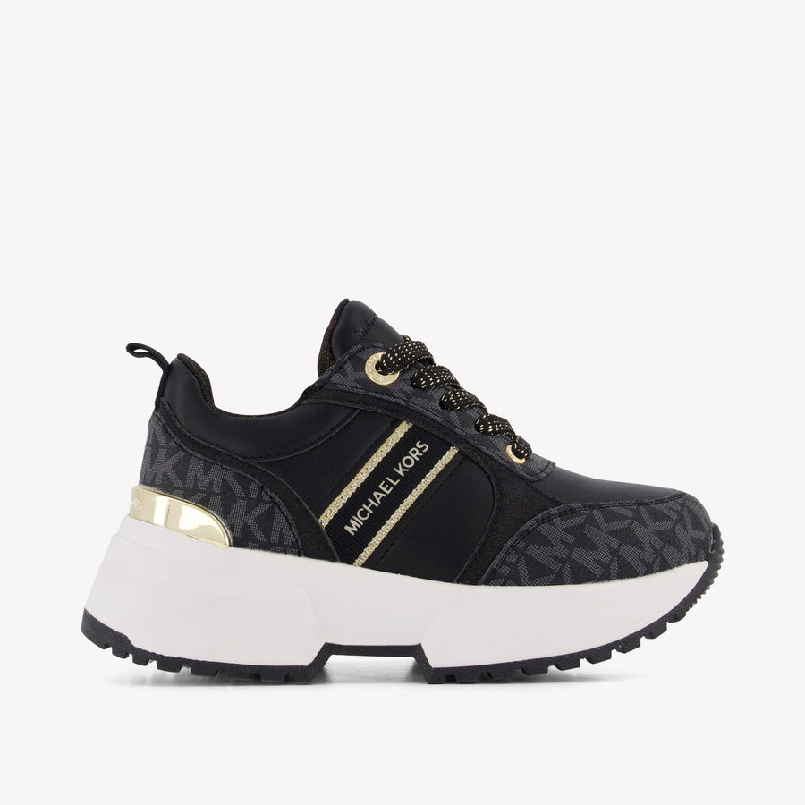 Michael Kors Cosmo Meyers Filles Baskets Noir