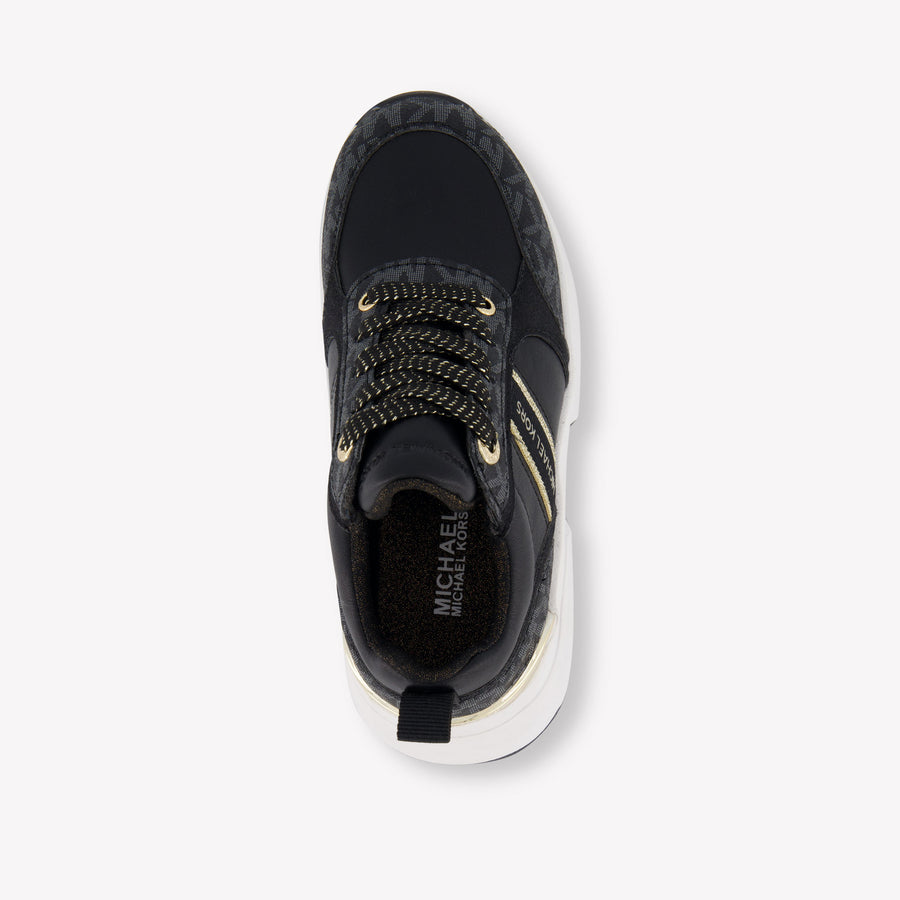 Michael Kors Cosmo Meyers Filles Baskets Noir