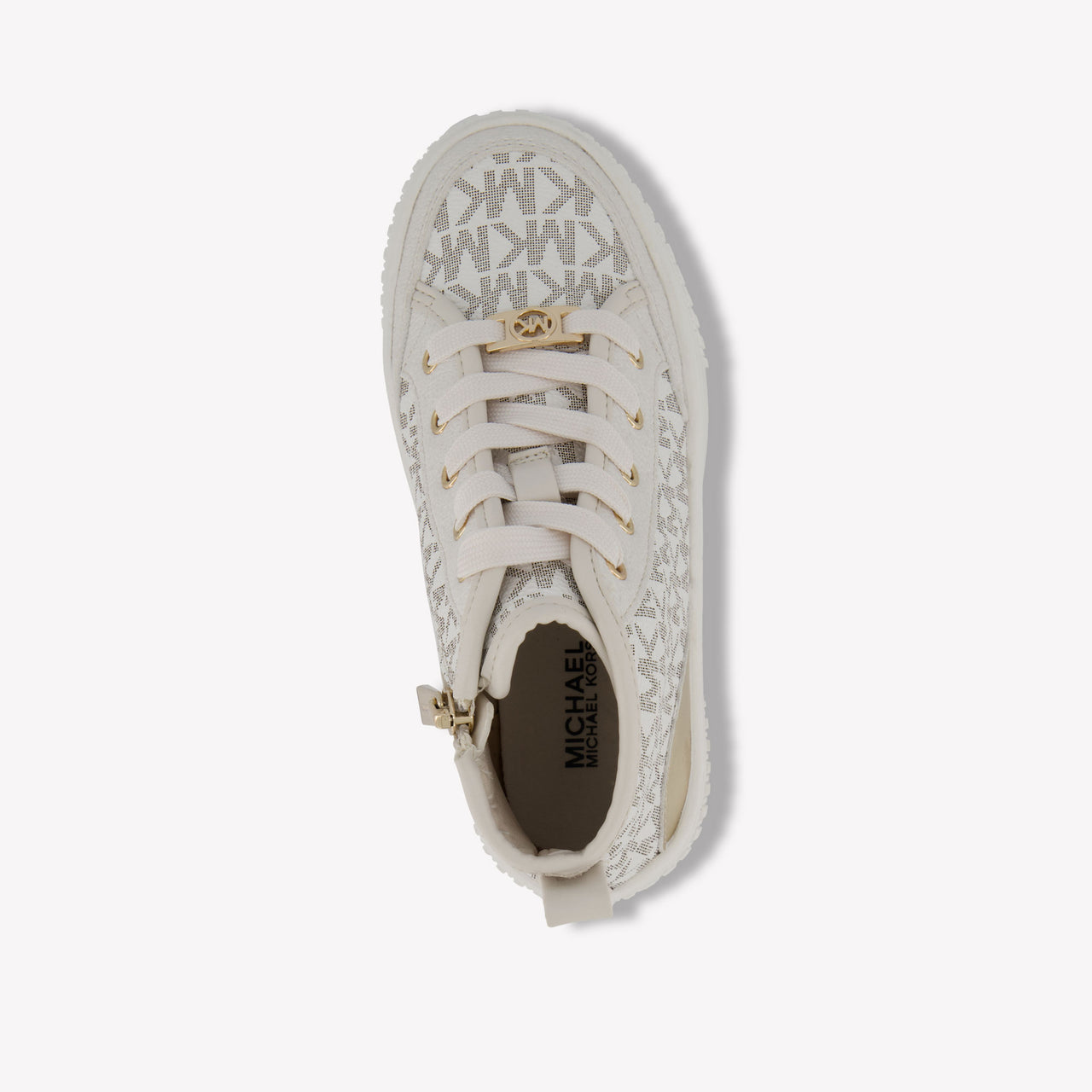 Michael Kors Shea Split Filles Baskets en blanc