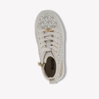 Michael Kors Shea Split Filles Baskets en blanc