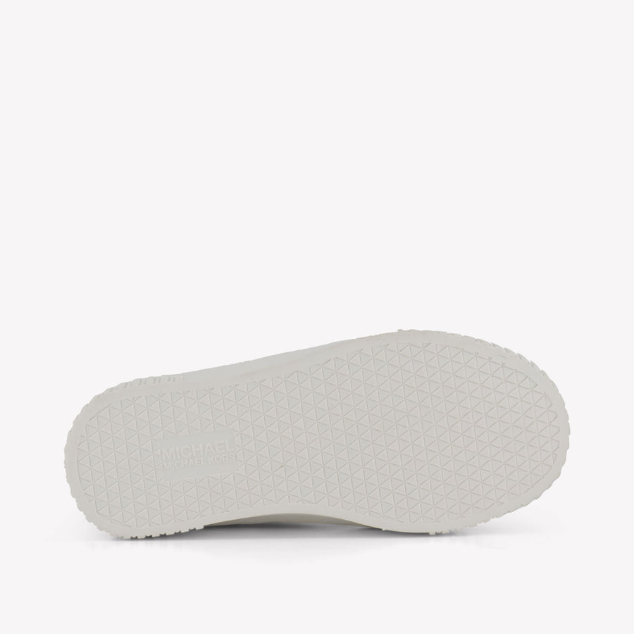 Michael Kors Shea Split Filles Baskets en blanc