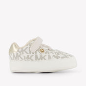Michael Kors Bébé Scotty bébé Filles Baskets en blanc