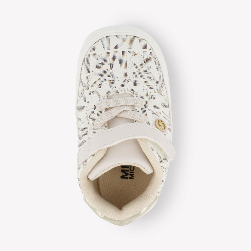 Michael Kors Bébé Scotty bébé Filles Baskets en blanc