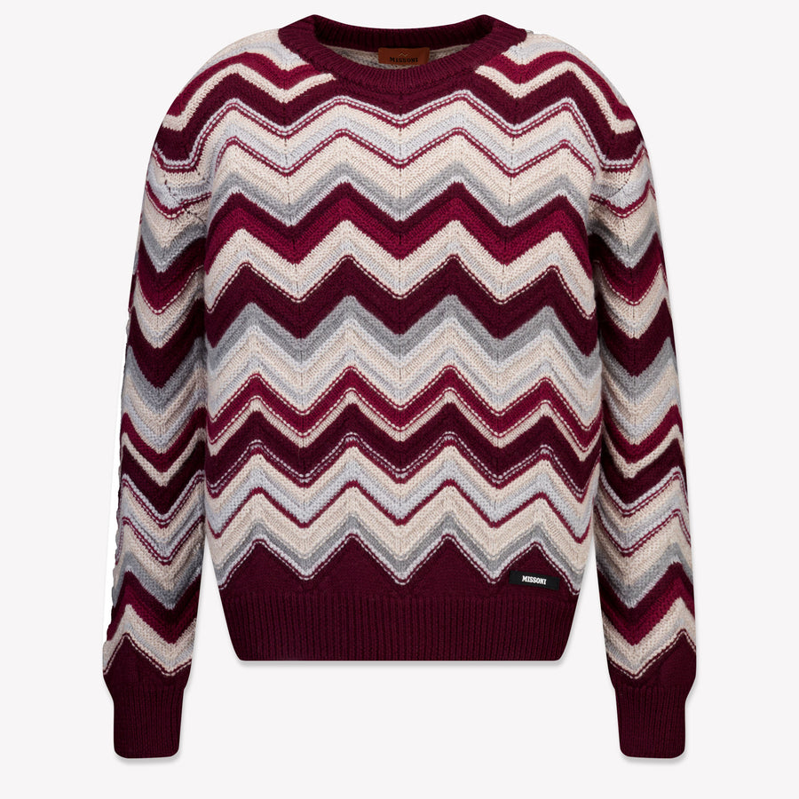 Missoni Niño Chicos Suéter en Burdeos