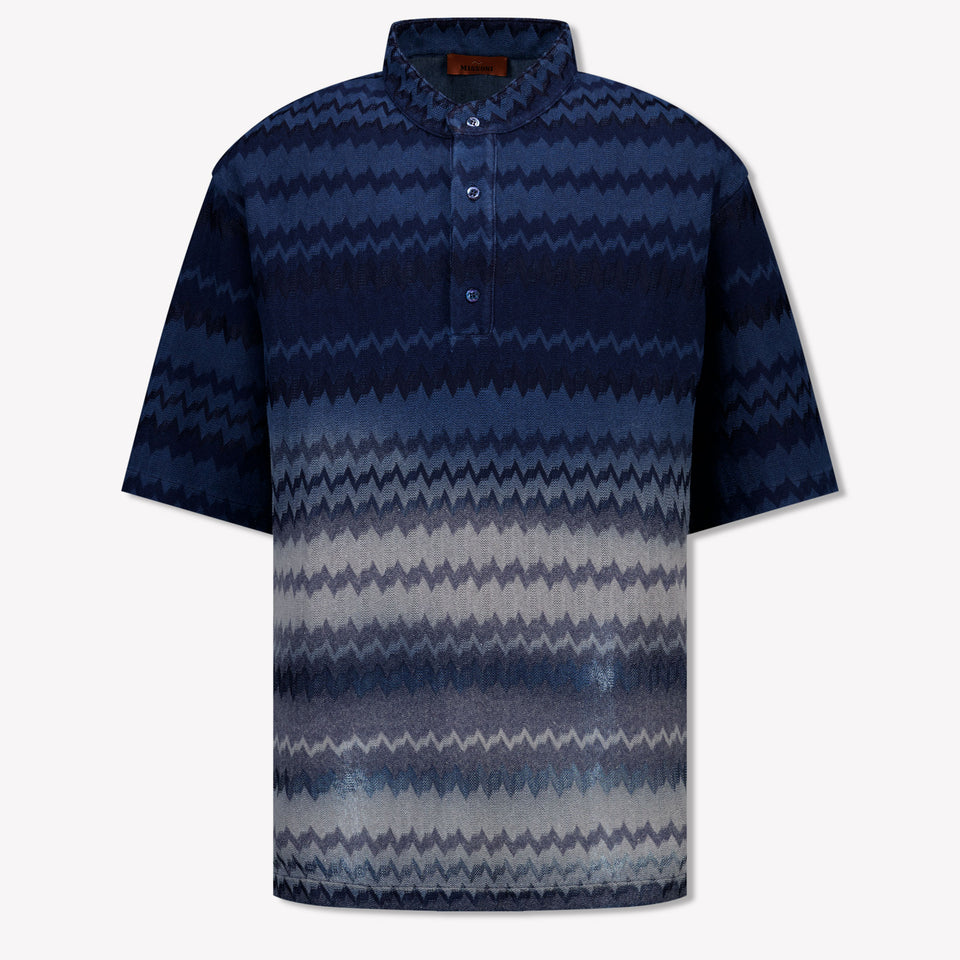 Missoni Kids Boys Polo  Navy