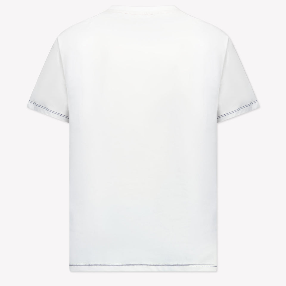 Missoni Niño Chicos Camiseta en Blanco
