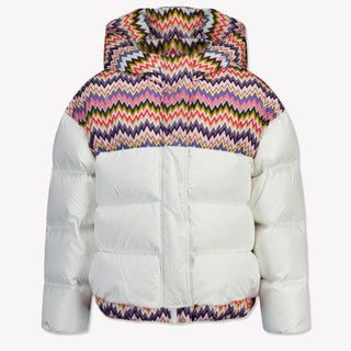 Missoni Niño Chicas Chaqueta de invierno Blanco