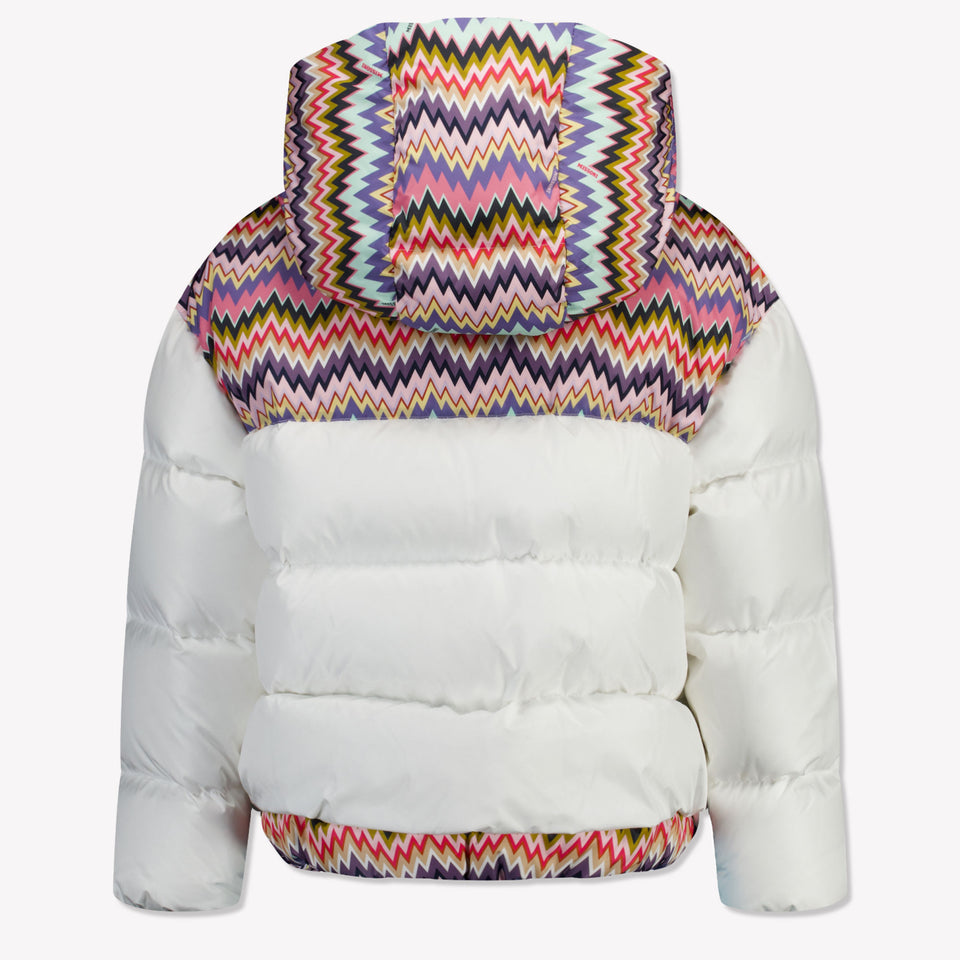 Missoni Niño Chicas Chaqueta de invierno Blanco