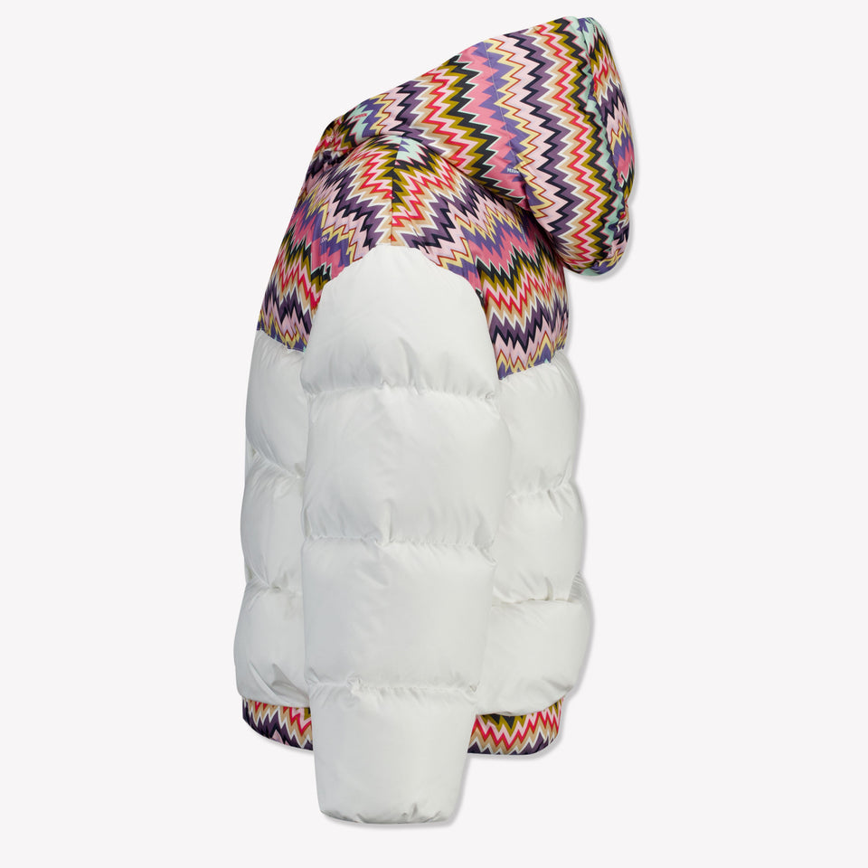Missoni Niño Chicas Chaqueta de invierno Blanco