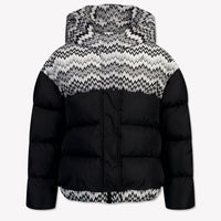 Missoni Kinder Meisjes Winterjas In Zwart
