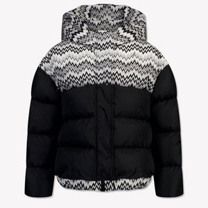 Missoni Kinder Meisjes Winterjas In Zwart