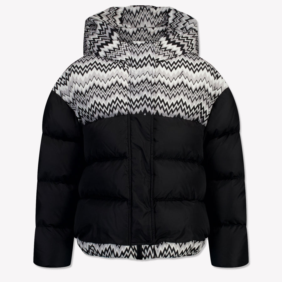 Missoni Kinder Meisjes Winterjas In Zwart