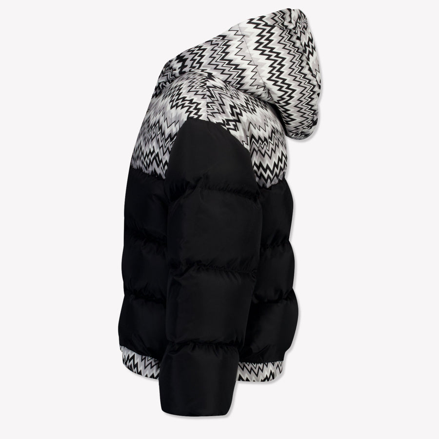 Missoni Kinder Meisjes Winterjas In Zwart