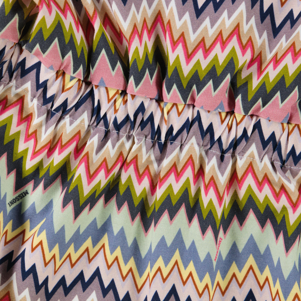 Missoni Kids Girls Dress Fuchsia