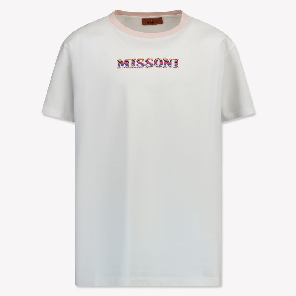 Missoni Kids Girls  T-Shirt White
