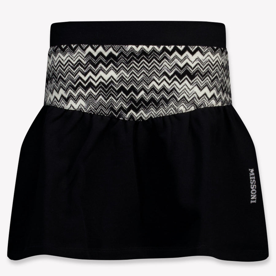 Missoni Niño Chicas Falda Negro