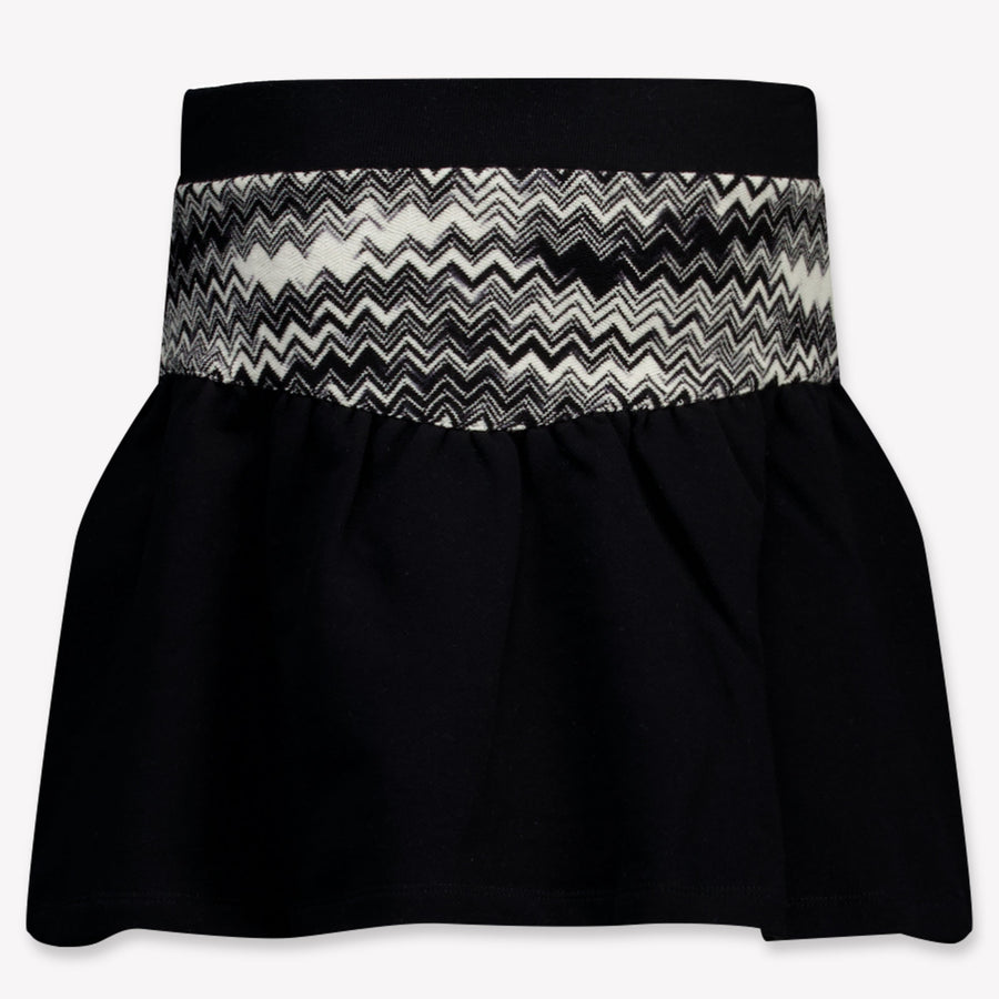 Missoni Niño Chicas Falda Negro