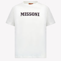 Missoni Niño Chicas Camiseta en Blanco