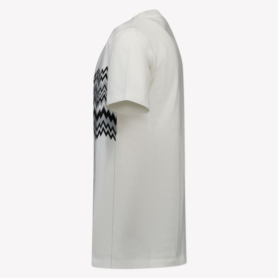 Missoni Niño Chicas Camiseta en Blanco
