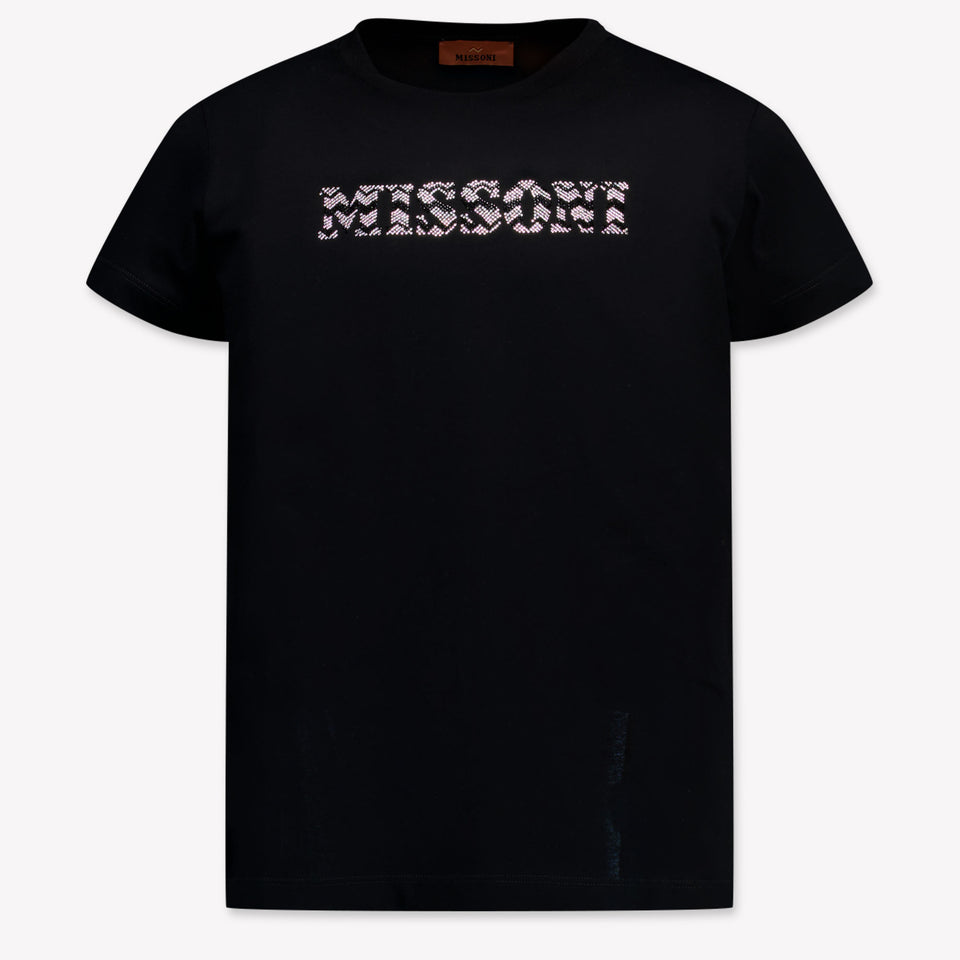 Missoni Kids Girls  T-Shirt Black