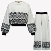 Missoni Kids Girls' Tracksuit  White