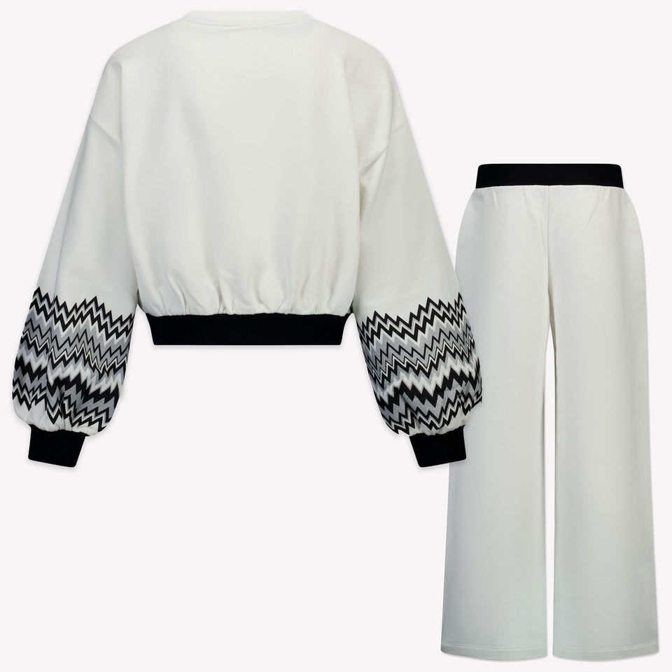 Missoni Kids Girls' Tracksuit  White