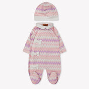Missoni Baby Girls Playsuit  Light Pink