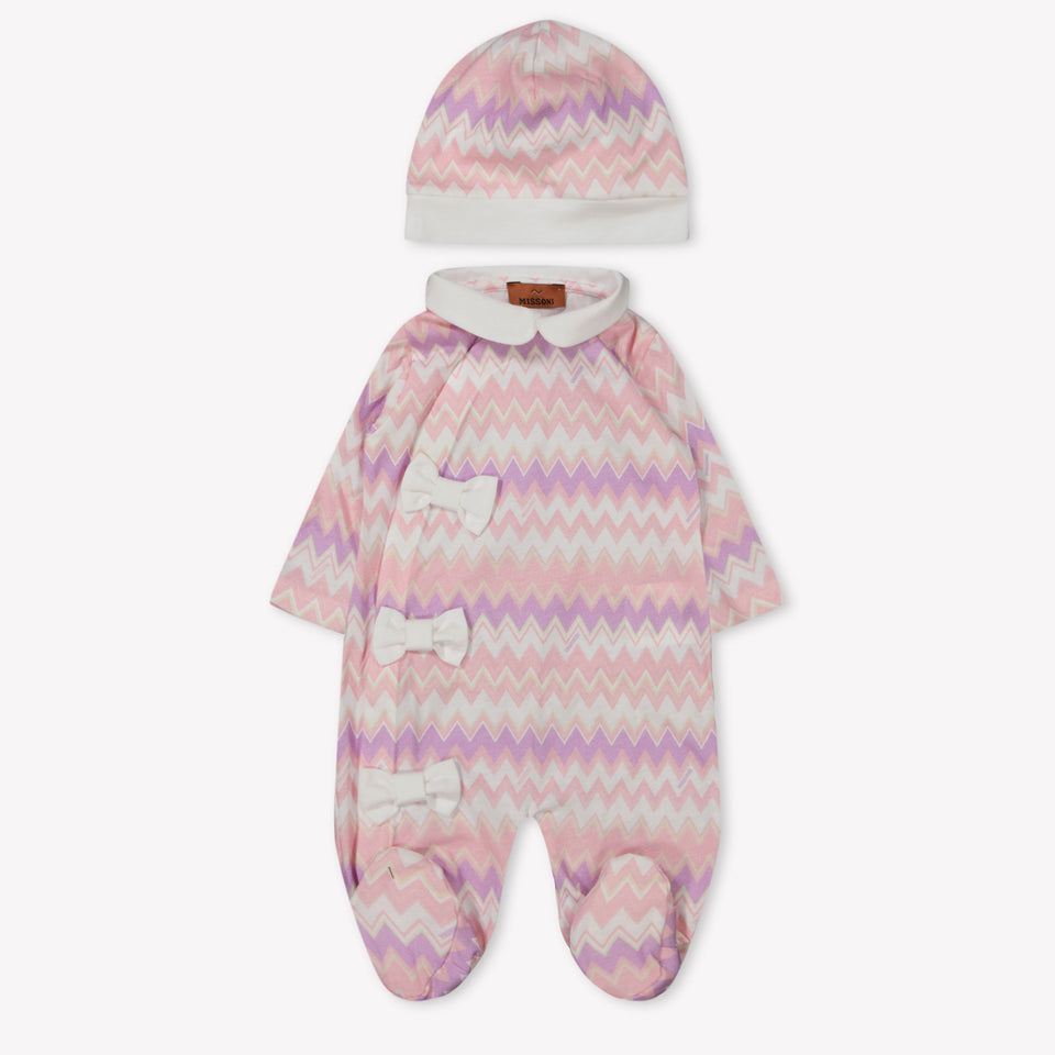 Missoni Baby Girls Playsuit  Light Pink
