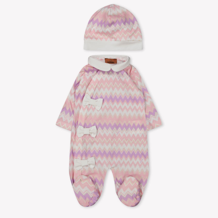 Missoni Baby Meisjes Boxpakje In Licht Roze