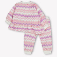 Missoni Bébé Filles Costume de jogging Rose Léger